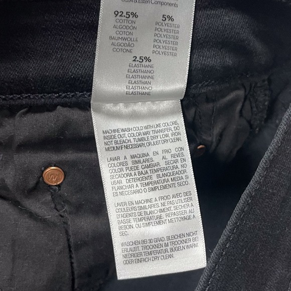 Mother Women's Jeans The Insider Crop Minimalist Casual 32 Black - Picture 4 of 10